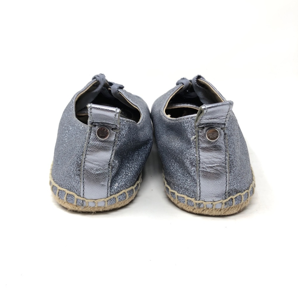 NEW Coach Ramira Gunmetal Glitter Flats Size 8B - Picture 3 of 8